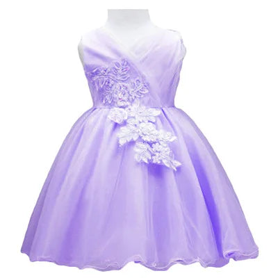 Babs 2024 New Summer Girl Dresses for Weddings Children Elegant Party Evening Gown Prom Clothes Vestido 4-13Y