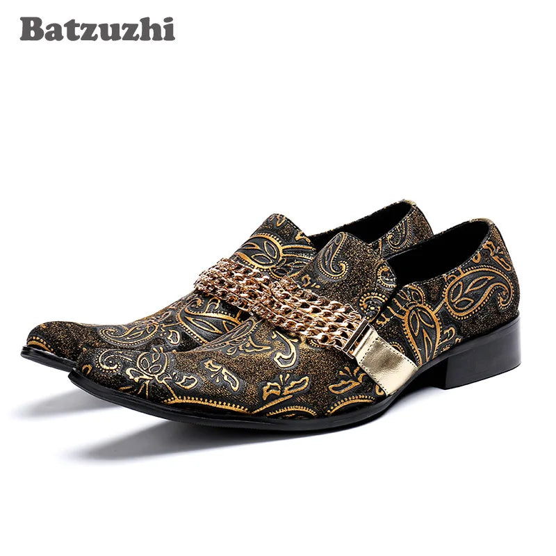 Maxy Italian Type Men Shoes Handmade Zapatos Hombre Formal Leather Dress Shoes for Men Party and Wedding Business Shoes, 46
