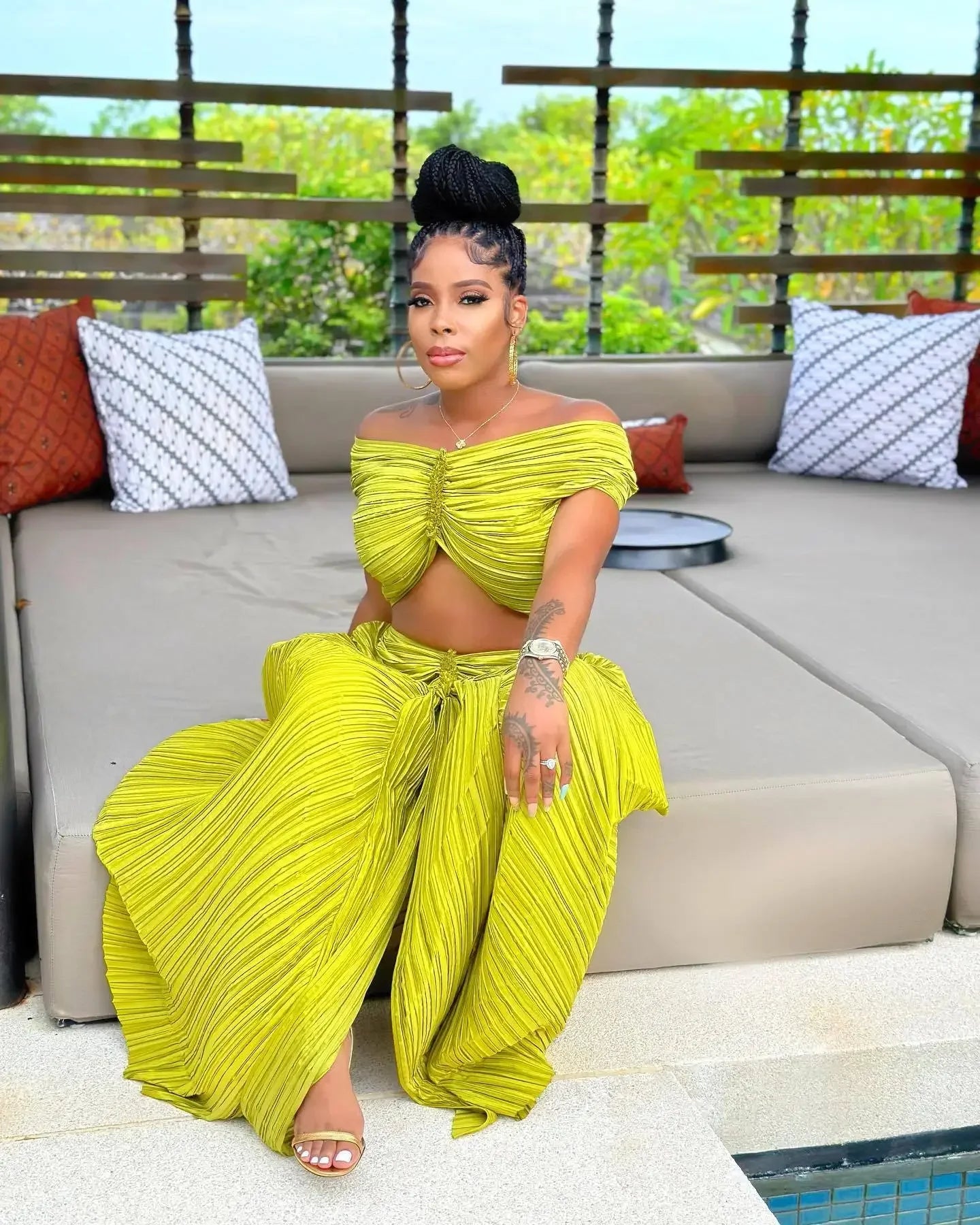 Maxy 2 Piece Skirt Sets Dresses for Women Turkey Africa Clothes Office Lady Dress Dashiki Ladies Ankara Female Dress