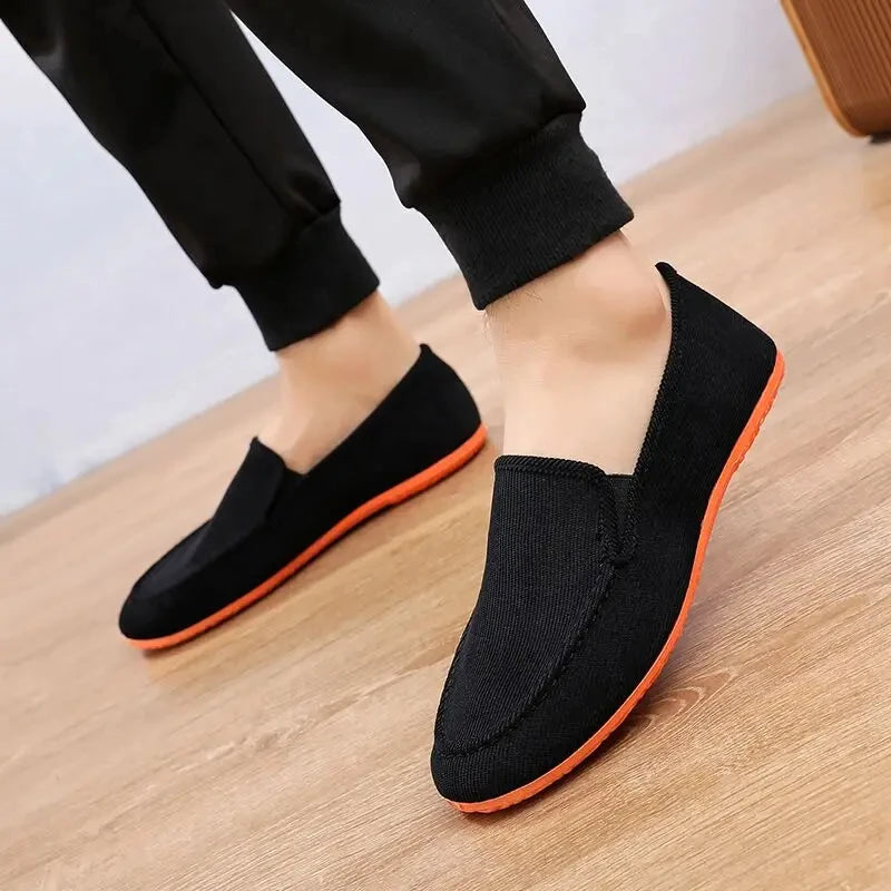Amay Vintage Men Canvas Sneakers Old Men Spring Shoes Fashion Tennis Plus Size 45 46 Cheap Shoes Man Sneakers