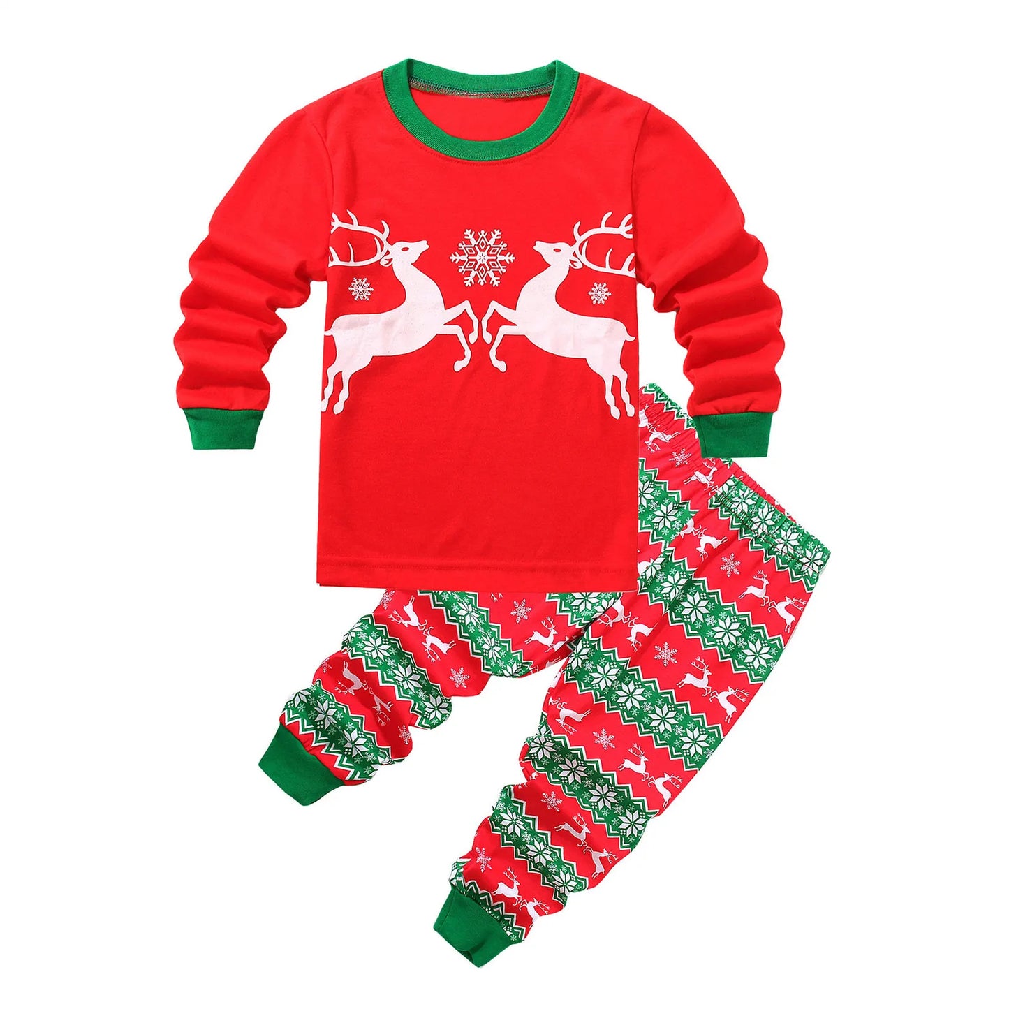 Maxy Christmas Baby Pajamas For Girls Boys Santa Claus XMAS Pajamas Set Cotton Pjs Toddler New Year Sleepwear Kids Clothes Casual Set