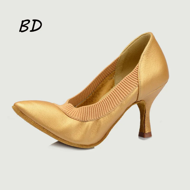 Maxy Women Shoes Sneakers Latin Dance shoes Soft Bottom Sports BD DANCE 191 Modern Jazz Ballroom Shoe Elastic design Cowhide soles