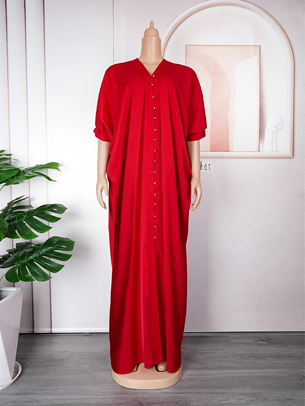 Maxy Plus Size Party Dresses for Women New Dubai Kaftan Muslim Chiffon Maxy Long Dress Dashiki Ankara Outfits Gown