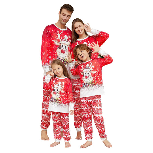 Momsey Christmas Family Matching Pajamas 2024 New Xmas Pjs Long Sleeve Adult Kids Couples Daddy Mommy Me Daughter Pyjamas Dog Clothes