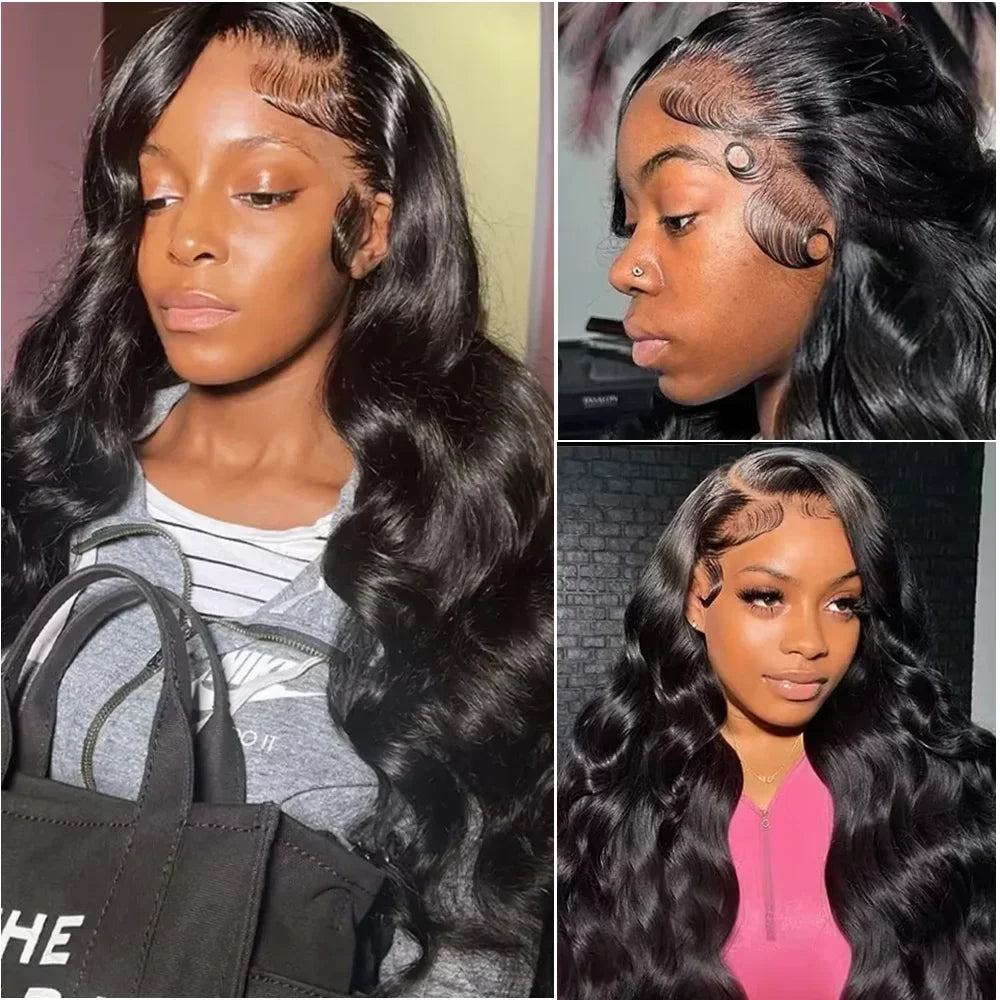 Maxy Body Wave 5x5 Glueless Lace Front Human Hair Wigs 13x6 Hd Pre Plucked Ready To Wear and Go 360 Full Lace Closure Wig for Women