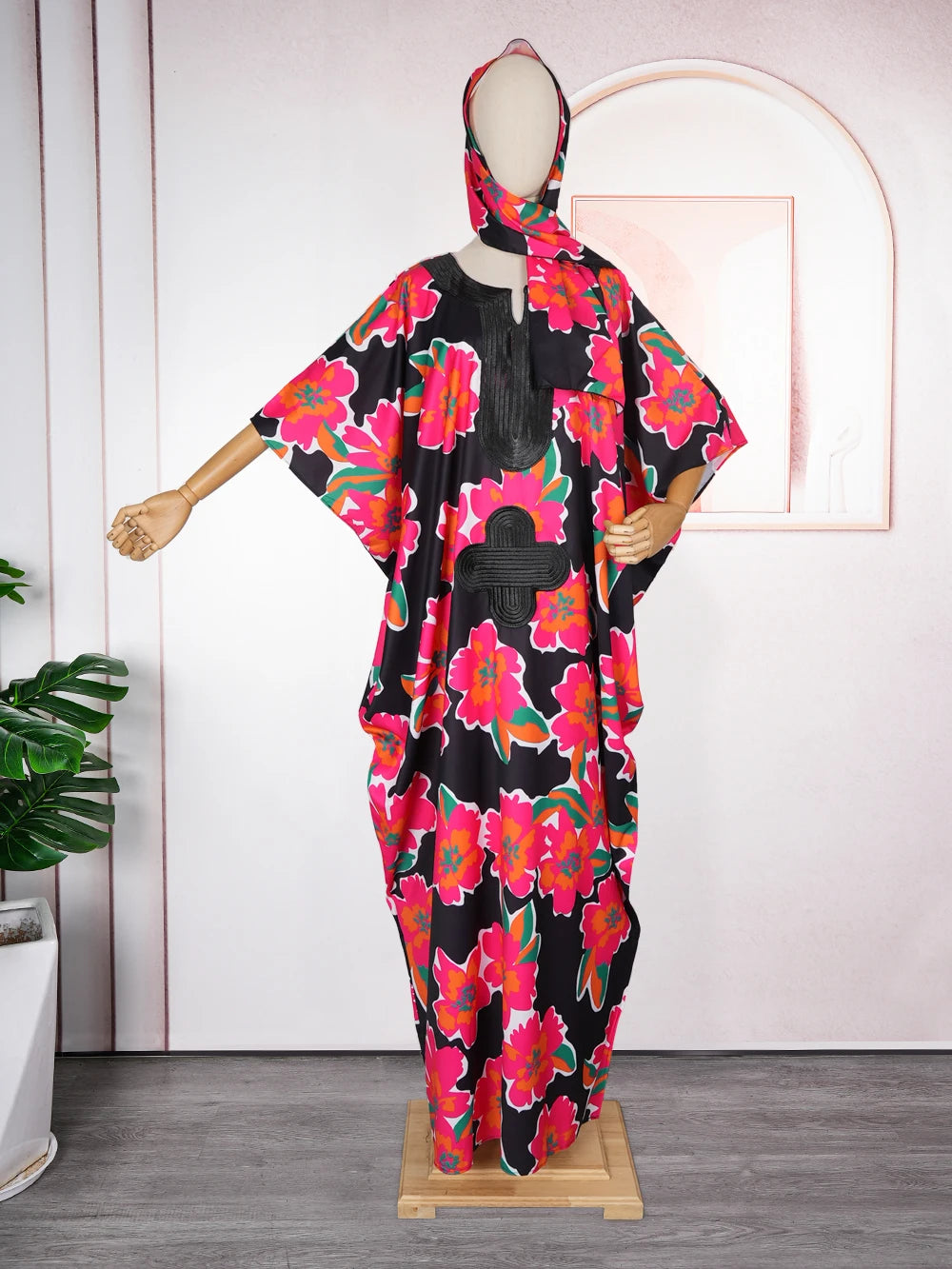 Maxy Dresses for Women Fashion Print Boubou Ankara Outfit Evening Gown.