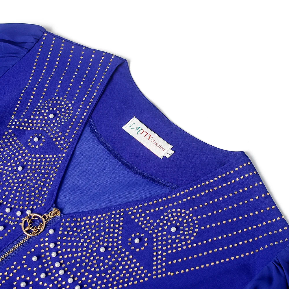 Amay 2 Piece Set Clothes New Dashiki Summer Fashion Suits Top And Trousers Plus Size Party Clothing for Lady