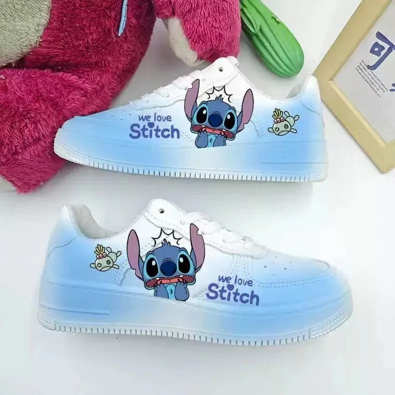 Maxy New Disney cartoon Stitch cute Casual shoes soft sports shoes for girlfriend gift EU size 35-44