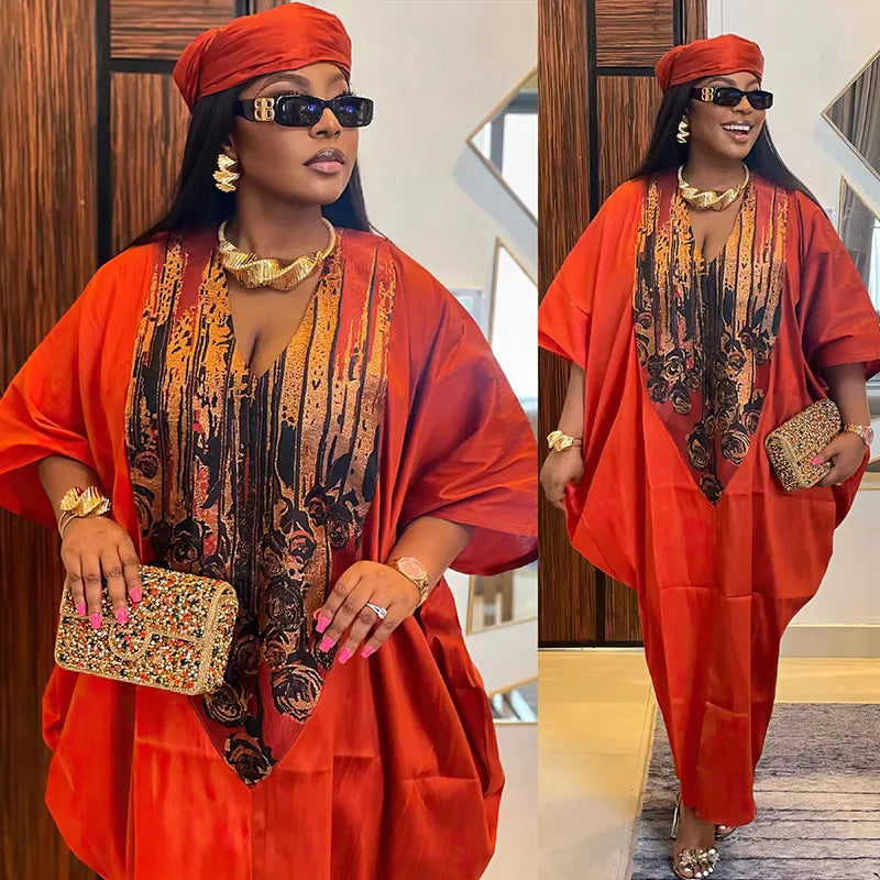 Maxy Women Dubai African Muslim Fashion Dress Caftan Marocain Evening Party Dresses Satin Boubou Robe Djellaba Femme