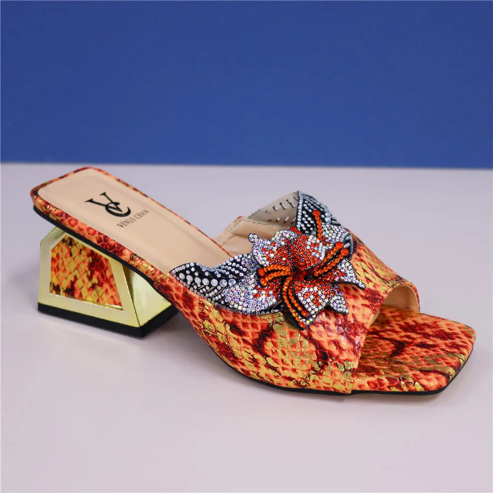 New Arrival Italian Shoe and Bag Set for Party In Women Summer High Heeled Shoes for Women Designer Shoes Women Luxury 2024