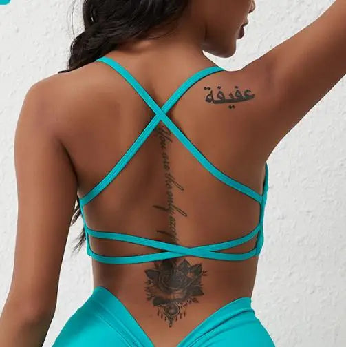 1/2Pcs Sports Set Women Quick-Drying Yoga Suit V Back Scrunch Pants Gym Set Women Tracksuit Running Workout Yoga Clothing XP221