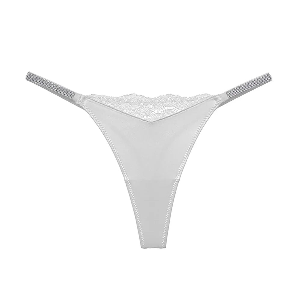 Zay Women's Panties Sheer G-string Erotic Thongs Female Underwear Quick Dry Underpants Breathable T-back Low Rise Lingerie Trunks