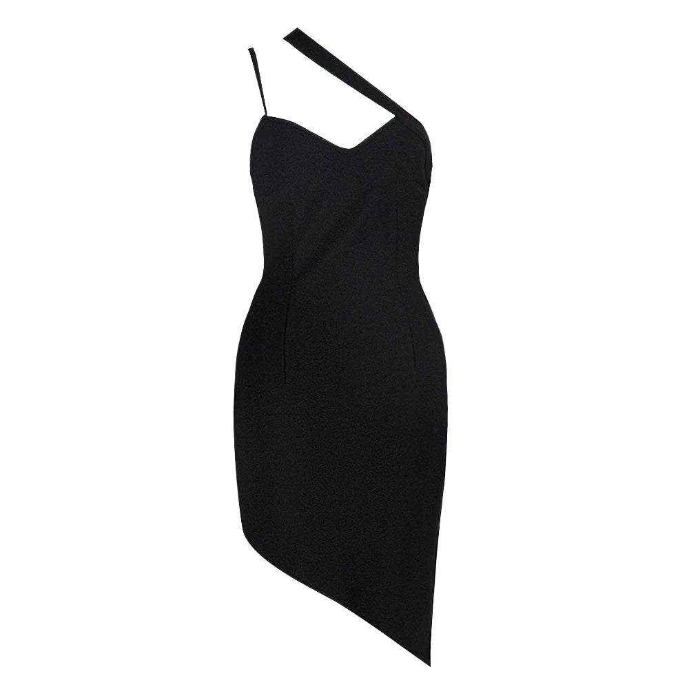 Babs High Quality Celebrity New Style Black Bodycon Bandage Dress Elegant Club Party Dress