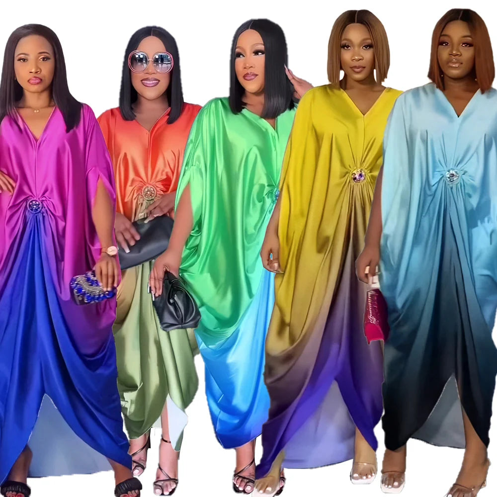 Maxy Summer African Fashion Design Sleek rayon dress Nigeria's latest abaya