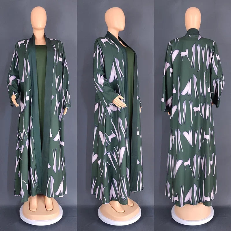 Maxy Dresses for Women Muslim Fashion Abayas Boubou Dashiki Ankara Outfits Evening Gown Dubai Kaftan Abaya Robe Marocaine