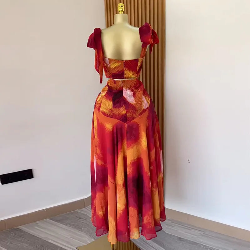 Maxy Party Dress Women Long Dresses V Neck Sling High Waist Slim Pleated Elegant Y2k Maxy Sleeveless Elegant Streetwear
