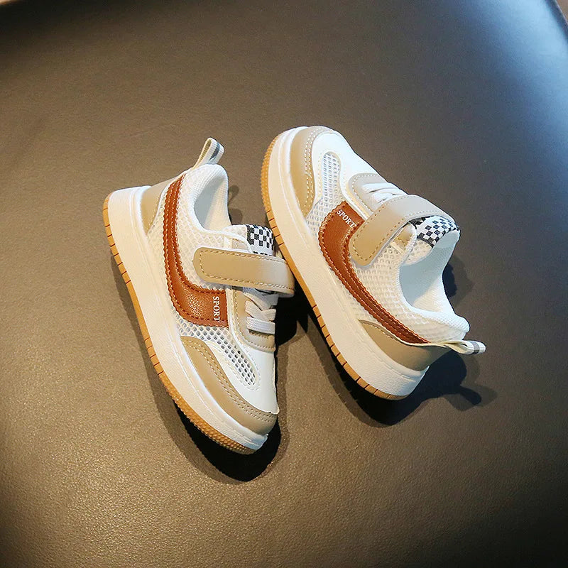Maxy Children Spring and Autumn Sport Shoes Fashion Breathable Kids Boys Net Shoes Girls Anti-Slippery Sneakers Baby Toddler Shoes