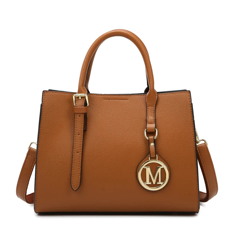 Maxy 3 Piece Or 1 Set Casual Tote Vintage Ladies Handbag PU Leather Luxury Handbags Women Designer Bags for Women Sac A Main Femme