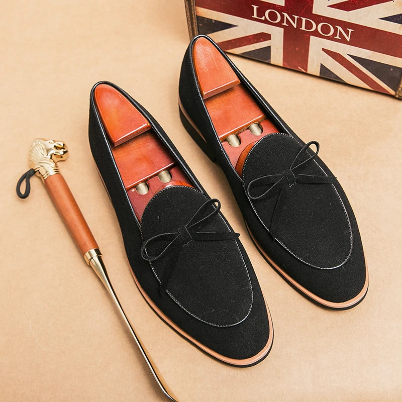 Visco Spring Casual Loafers Suede Leather Italian Fashion Wedding Shoes Flat Luxury Designer Slip on High-quality Flat Comfot Shoes