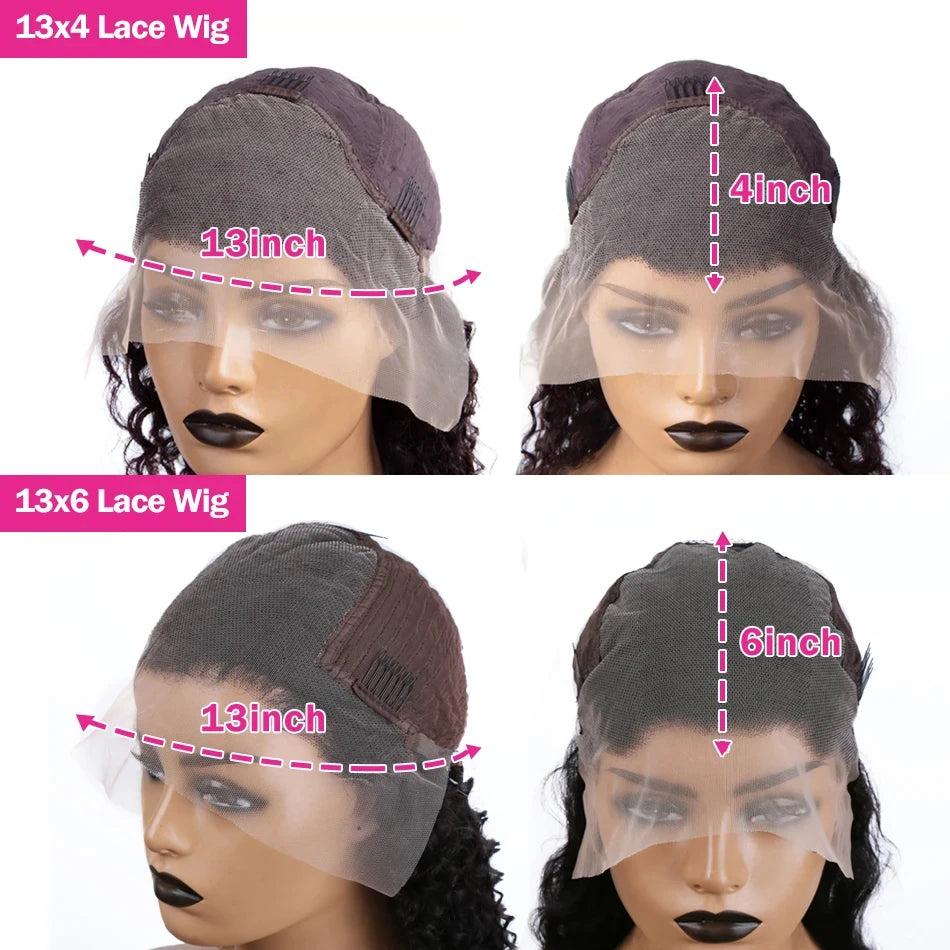 Maxy 13x4 Body Wave Bob Lace Front Wigs Human Hair Pre Plucked Loose Wave Bob Wigs Glueless Wig Brazilian Hair Bob Wig Natural Color