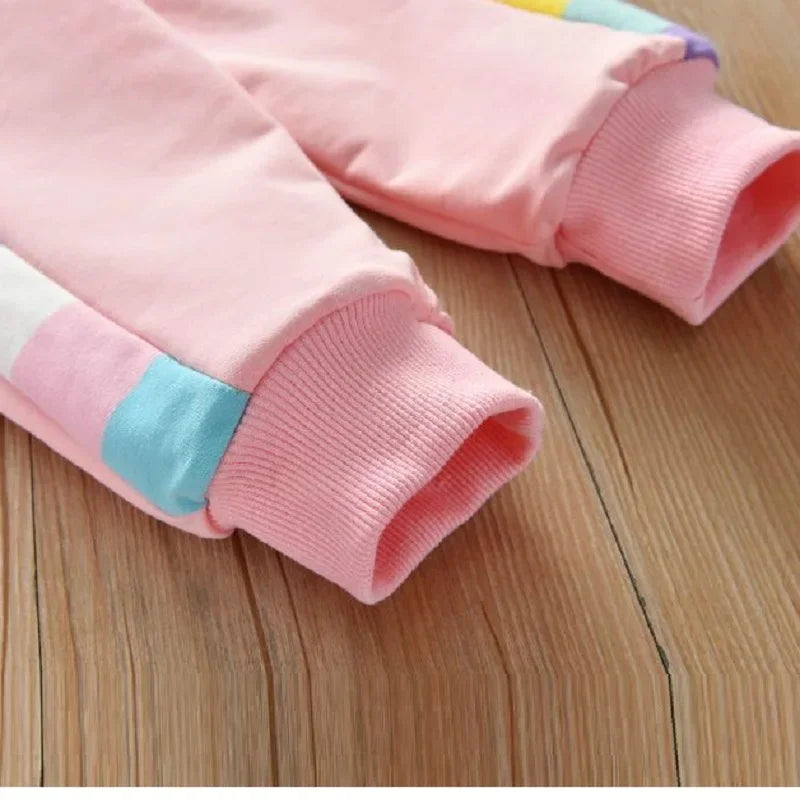 Maxy 2Pieces Child Sportswear Boy Girl Kopp Sweatshirt Tops Pantsuit Pullover Autumn Winter Casual Clothes