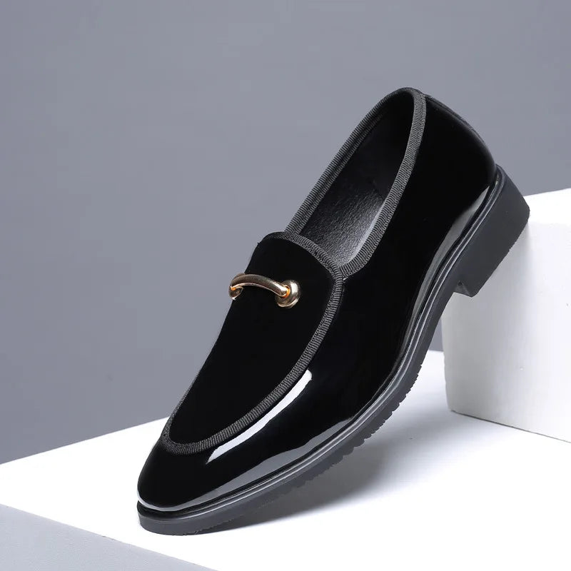 Amay Party Shoes For Men Coiffeur Dress Shoes Men Formal Designer Wedding Shoes Men Elegant Italian Brand Sepatu Slip On Pria Ayakkab
