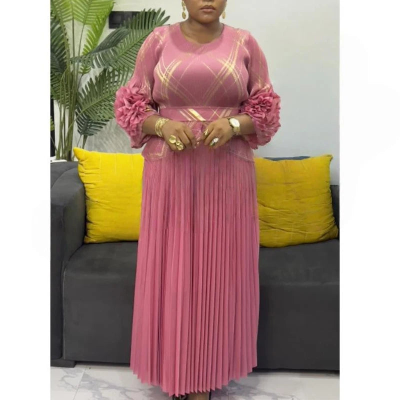 Maxy 2 pieces African dresses for women fashion Africa clothing dashiki evening dress traditional robe africains femme 2025