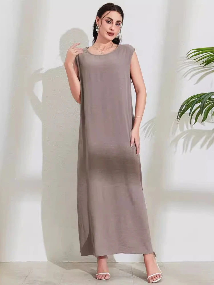 Maxy New Design Abaya Muslim Sets Women Coat Dress 2PC Suits Eid Ramadan Prayer Garment Islam Arabic Turkey Modest Dresses Robes