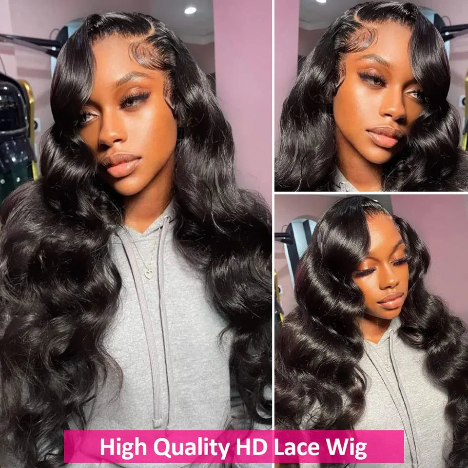 Maxy Hair Pre Bleached Knots Body Wave Wig Wear And Go Glueless Human Hair Wig 6X4 HD Lace Front Wig Pre Cut PrePlucked