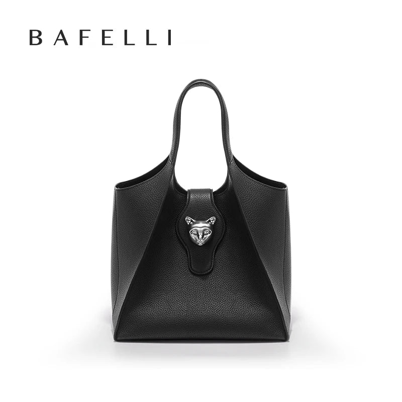 Maxy BAFELLI WOMEN'S HANDBAG TOTE TRAVEL BAGS GENUINE LEATHER CASUAL FASHION LUXURY BRAND UNISEX PURSE BUSINESS STYLISH DESIGNER
