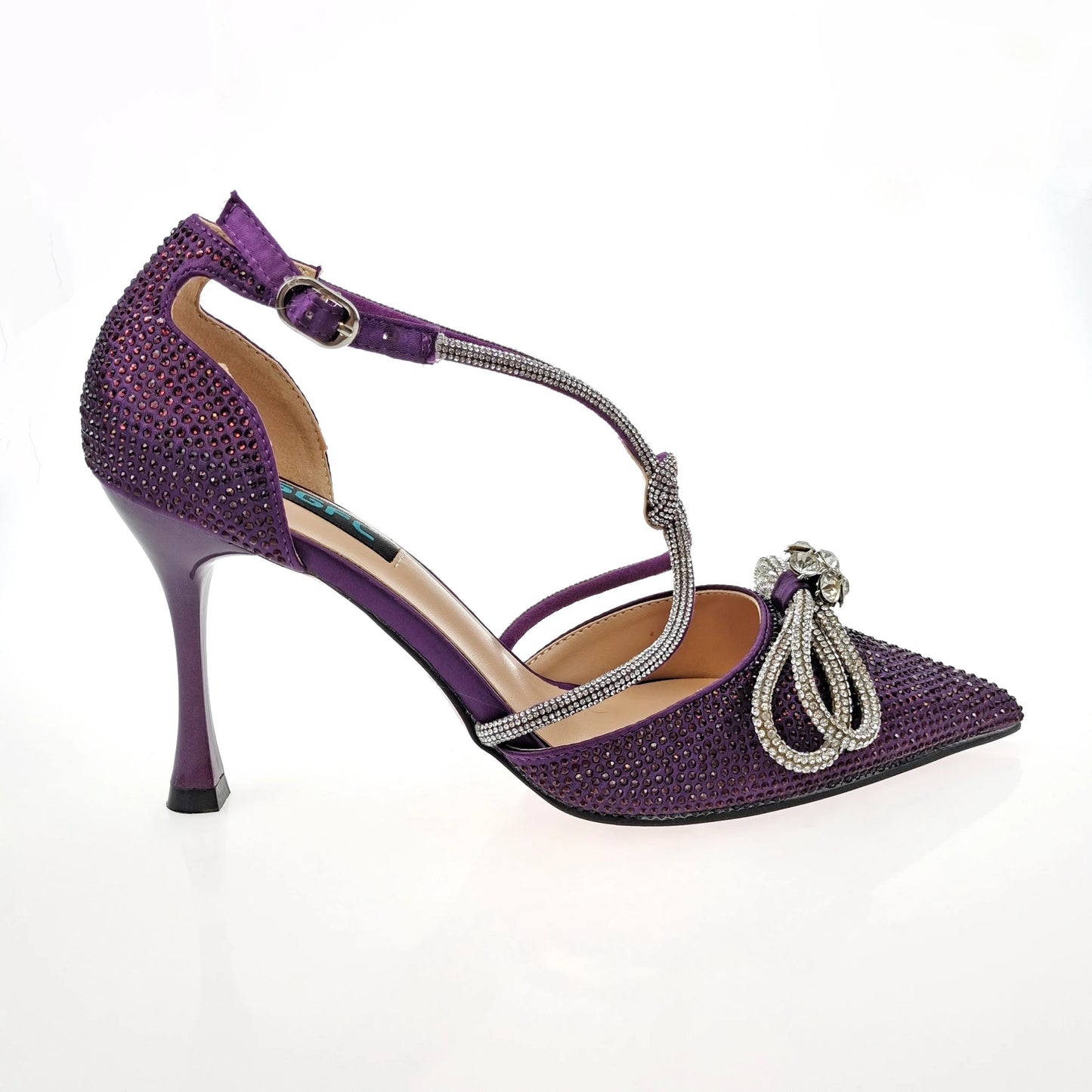 Maxy New Arrival Fashionable Shoes and Bag Silver Color Women's Wedding Special Appliques for African Lady Sandals