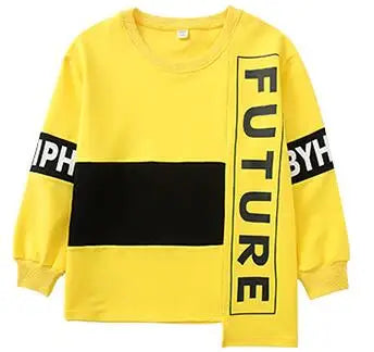 Maxy Kids Kpop Hip Hop Dancing Clothing 2 Tone Sweatshirt Top Streetwear Sweat Pants For Girl Boy Show Jazz Dance Costumes Clothes