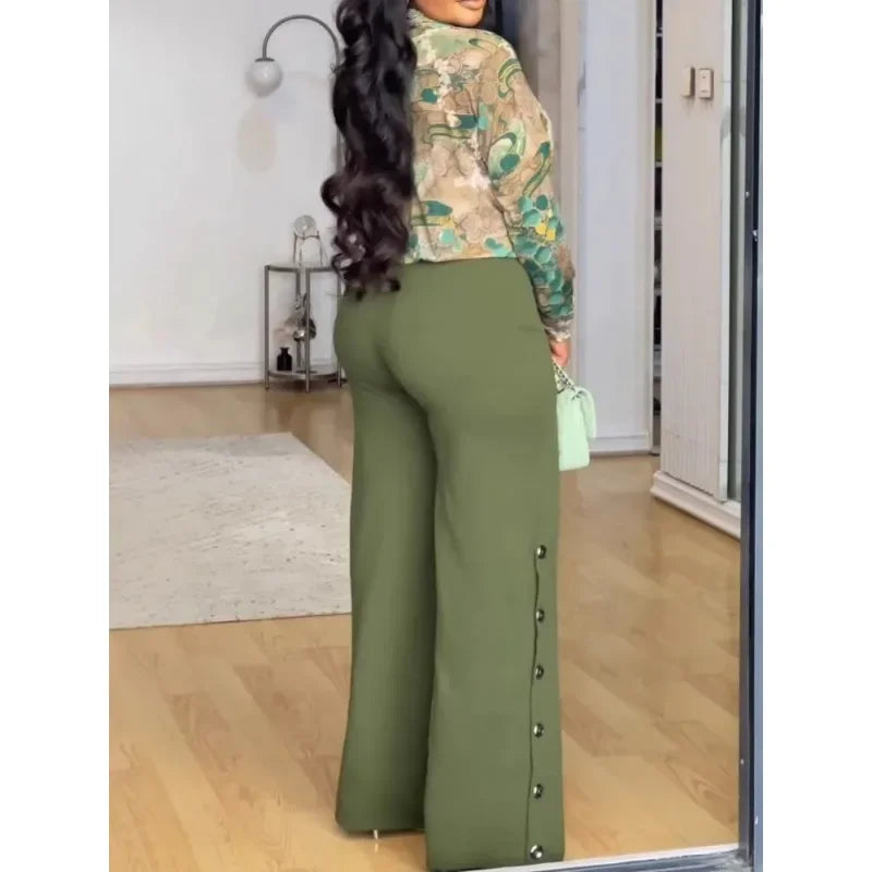 Maxy 2 Piece Women Sets New Arrival Spring Autumn Matching Sets Two Pieces Sets Top Pants Suits Outfits Clothing