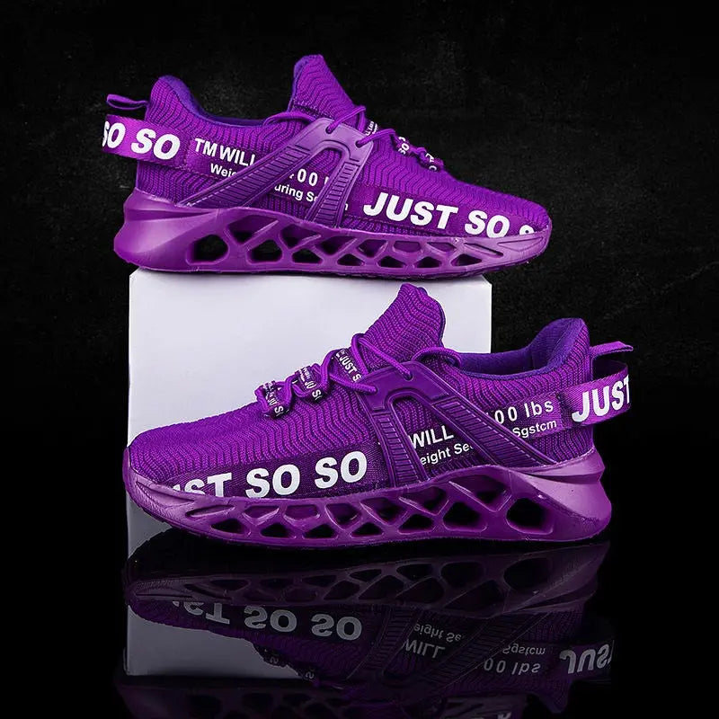 Maxy Big Size Outdoor Lightweight Running Man Running Men's Sneakers Men Sport Shoes Women Sports Shoes for Boys Purple shoes