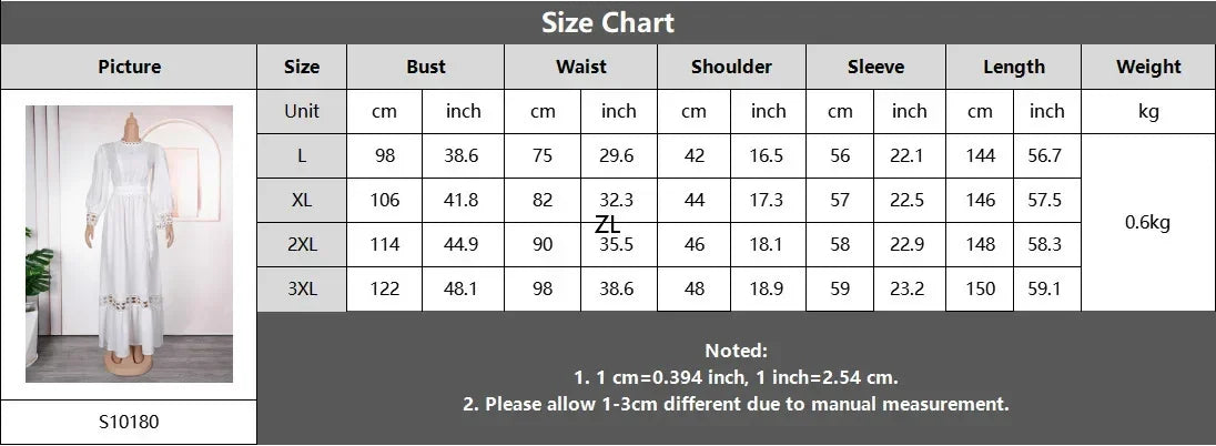 White Lace African Dresses for Women Plus Size Ankara Dashiki Africa Clothing Turkey Robe Dubai Abaya Kaftan Outfit Evening Gown