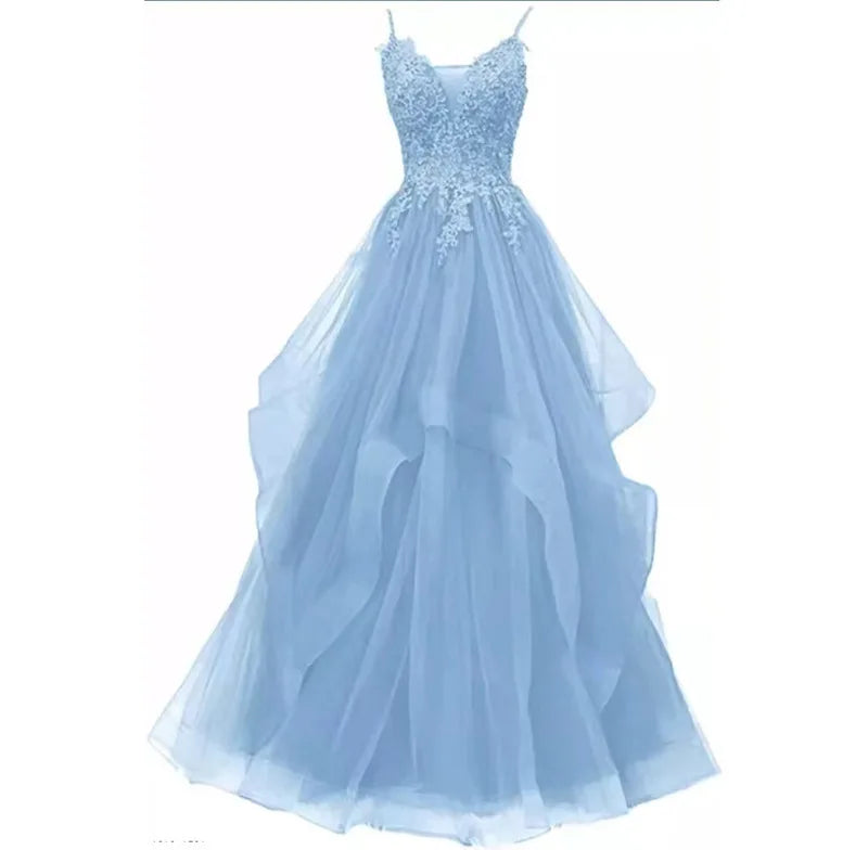 Maxy Elegant Club Banquet Purple Strap Dress Vocal Art Exam Senxi Colorful Silk Fairy Air Silk Dress Hosting Evening Dress