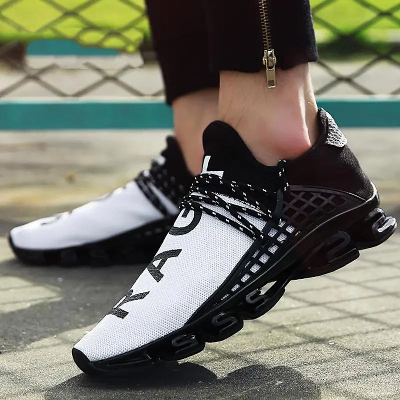 Maxy Summer Air Cushion Rubber Hard-wearing Men Sneakers Men's Running Shoes Sport Women Sports Shoes for Men Black shoes