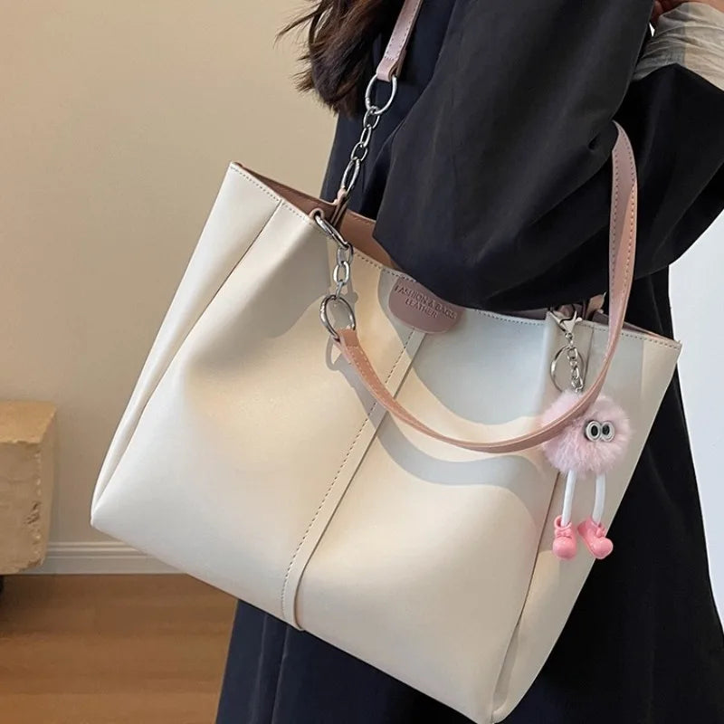 Maxy Large Capacity New Versatile Shoulder Bag Hand-held Travel Waterproof College Student Tote Bag Multi Luggage Handbag for Women