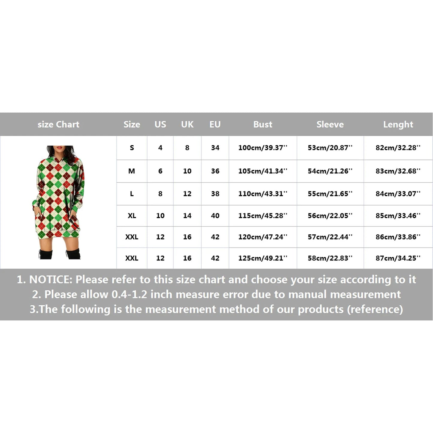 Max Funny Cute Cartoon Christmas Maxy Print Women Dress Autumn Fashion Santa Claus Elk Deer Graphic Long Sleeve Pocket Hooded Sweatshirts