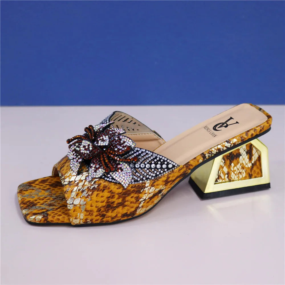 New Arrival Italian Shoe and Bag Set for Party In Women Summer High Heeled Shoes for Women Designer Shoes Women Luxury 2024
