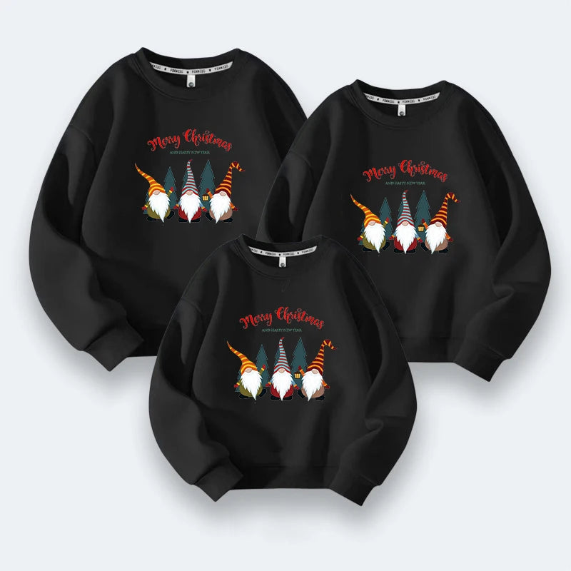 Christmas Family Sweaters Merry Xmas Jersey Mother Father Daughter Son Matching Outfit Women Men Sweatshirt Kids Boy Girl Jumper