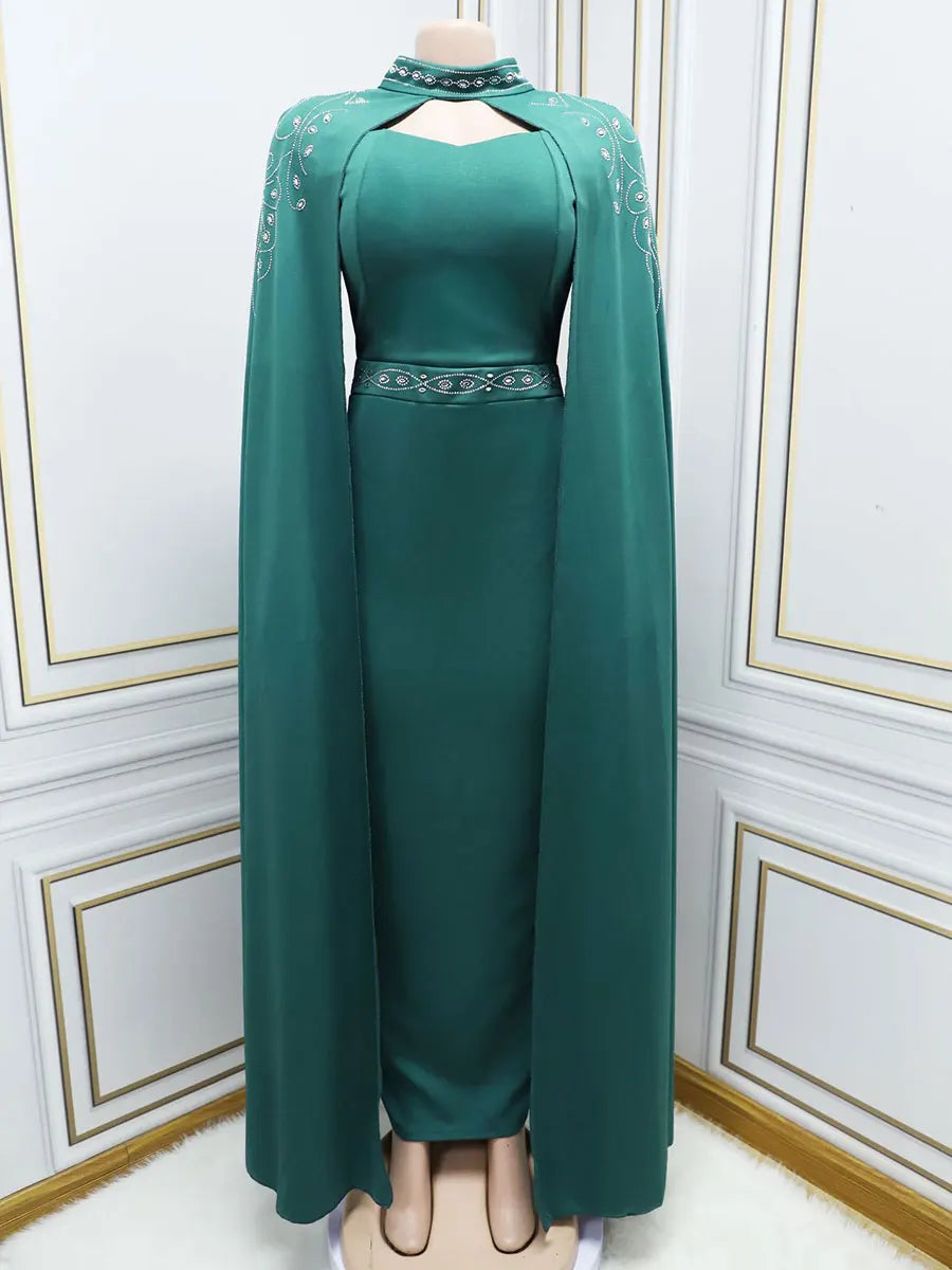 Gracy Fashion Dress Elegant Diamonds Evening Party Gown Clothing 2024