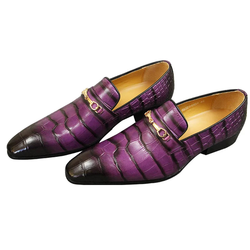 Maxy Classic Men Shoes High quality Pure Cowhide Leather Casual Formal Office Suit Match Footwear Metal Buckle Loafers for Gentlemen
