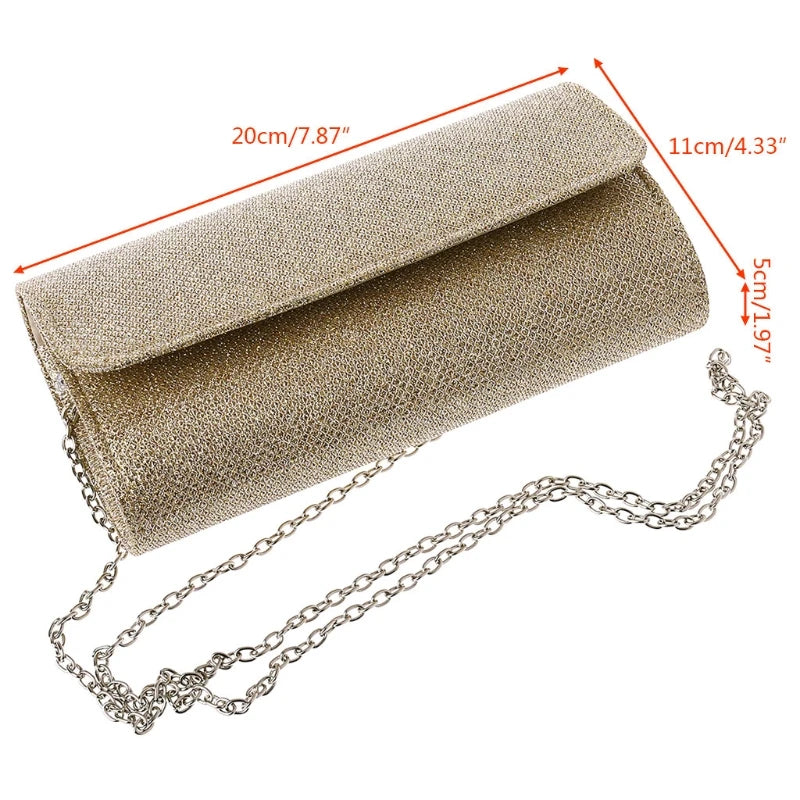 Maxy THINKTHENDO Popular Women's Evening Shoulder Bag Bridal Clutch Party Prom Wedding Envelope Handbag New