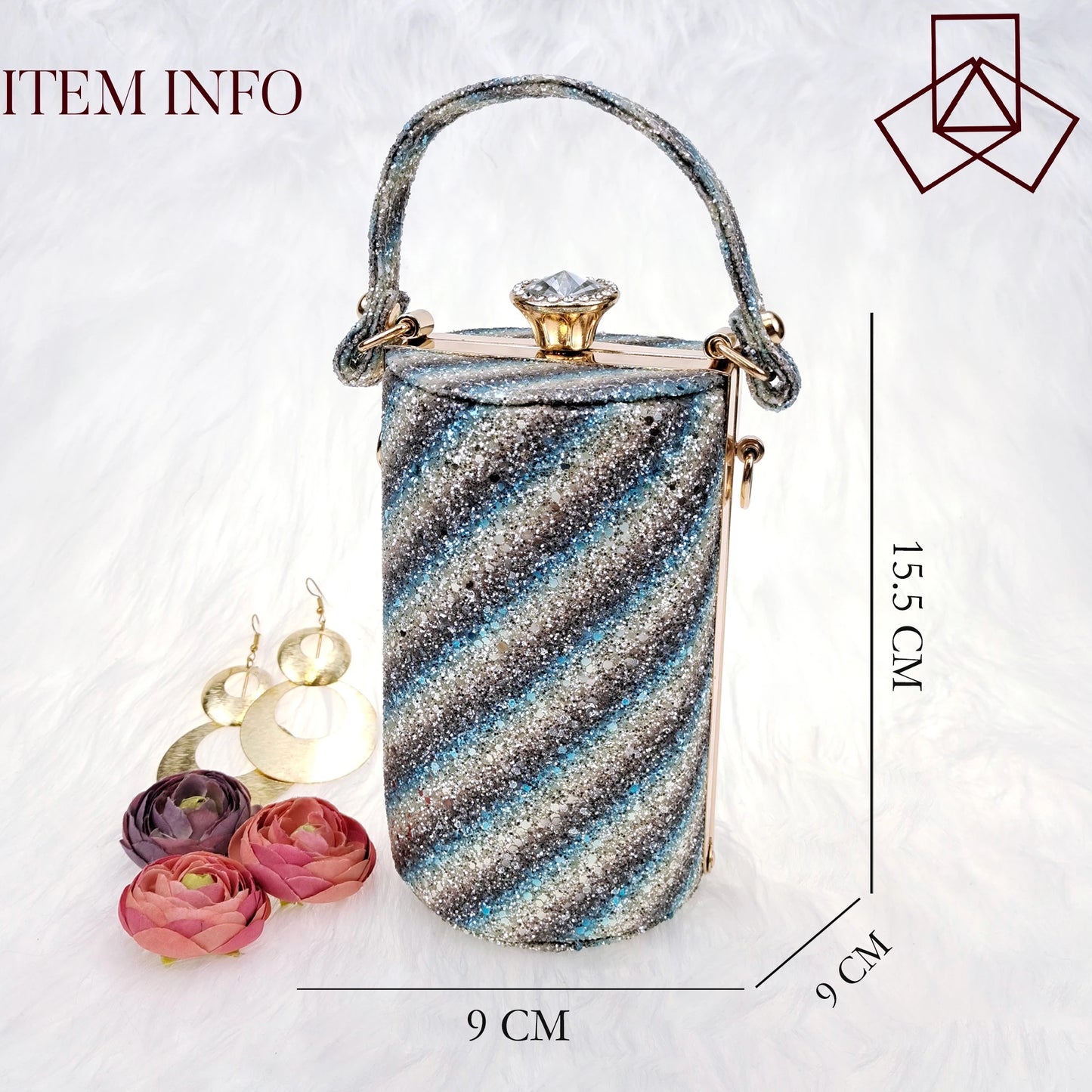 New Arrival Special Style Italian Design African Women Shoes and Bag Set Nigeria Ladies Shoes and Bag in Blue Color