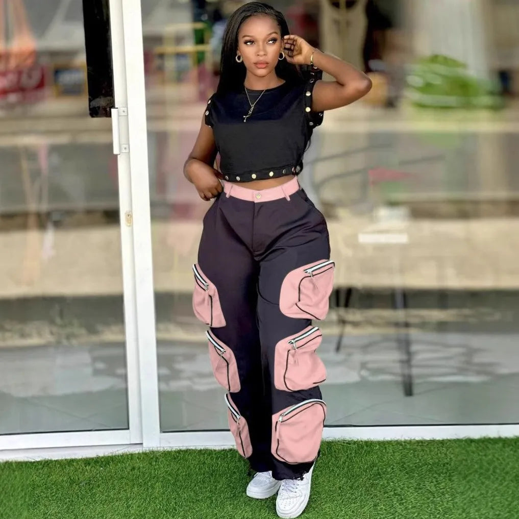 Maxy 2 Piece Women Set Dashiki African Clothes Summer Spring New Fashion Short Sleeve Top And Pants Suit Party Lady Matching Sets