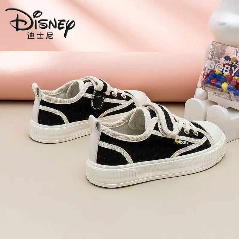 Maxy Mickey Mouse black, green Children's Shoes Boys Canvas Shoes Spring And Autumn New Soft Bottom Breathable women Casual shoes