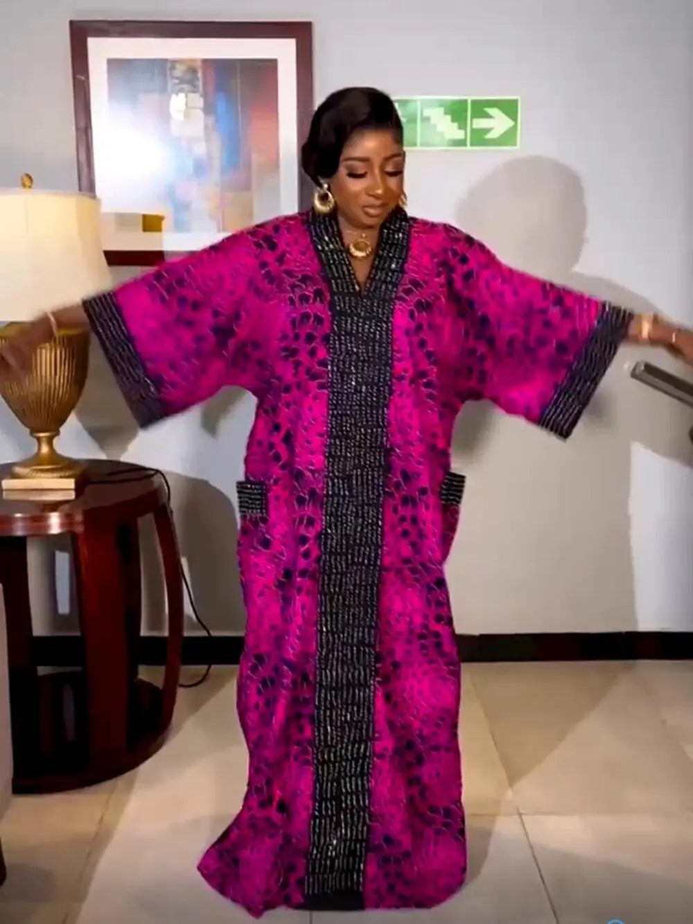 Maxy Ramadan Eid Mubarak Kaftans Evening Dresses For Women Abaya Dubai Turkey Islam Arabic Muslim Dress Robe Djellaba Femme