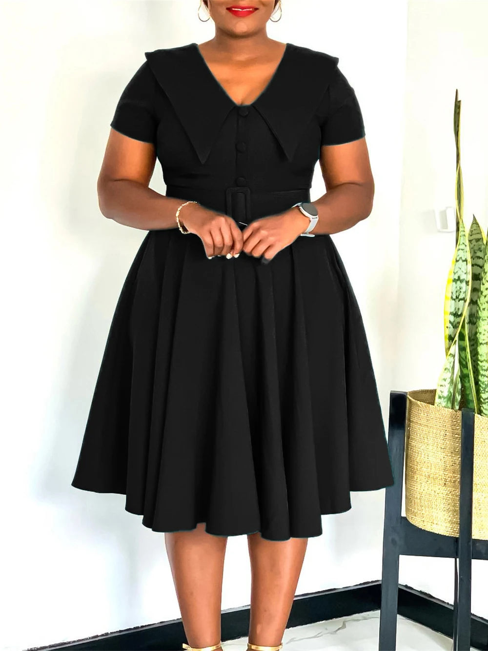 Maxy Elegant Fashion Office Lady Dress Short Sleeve Maxy Robes Party Prom Evening Gown Summer Autumn Turkey African Clothing
