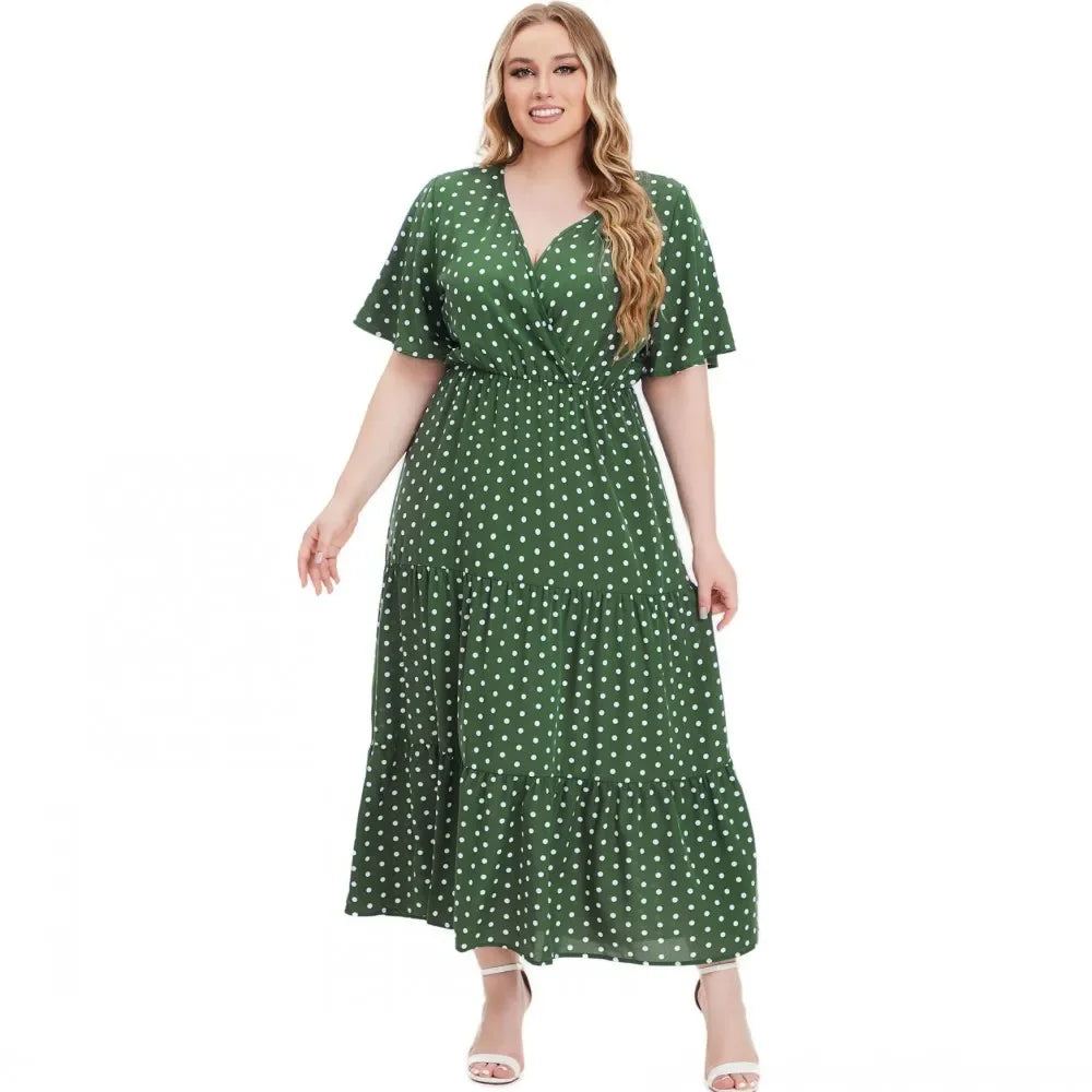 Maxy New Party 4XL 5XL Plus Size Dresses For Women Dashiki Ankara Evening Gown Elegant Turkey Outfit Robe Africa Clothes